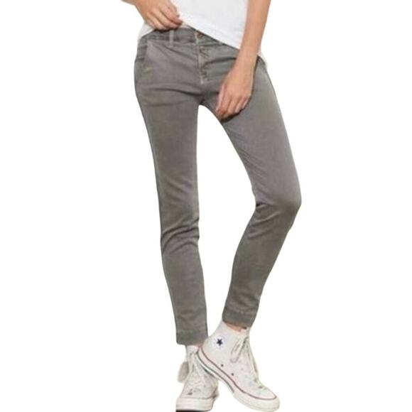 NSF Revovle The Wallace Charcoal Gray Mid-Rise Skinny-Ankle Crop Pants - Sz 26 - Picture 1 of 5